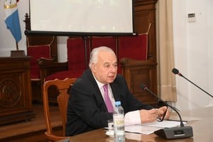 Rafael Gutiérrez, ministro de la Corte Suprema de Justicia de la provincia de Santa Fe. Crédito: Manuel Fabatía