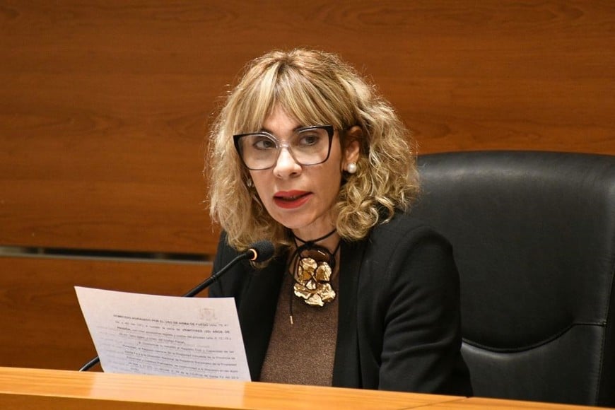 El tribunal fue presidido por la doctora Susana Estela Luna. Foto: Archivo