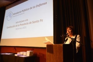 La Dra. Moreno Robinson, pondrá en funciones a los nuevos actores del sistema. Foto: Prensa MPD