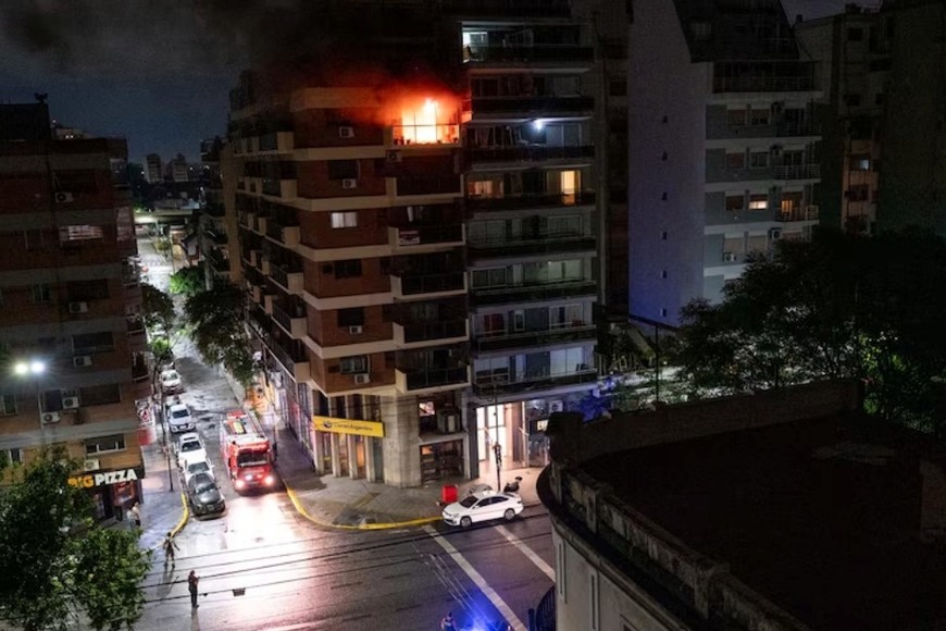 El edificio afectado es de varias plantas y se encuentra en una zona residencia