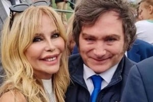 Graciela Alfano y Javier Milei.