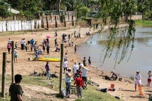 La playita es un clásico de la costa santafesina.

Archivo.