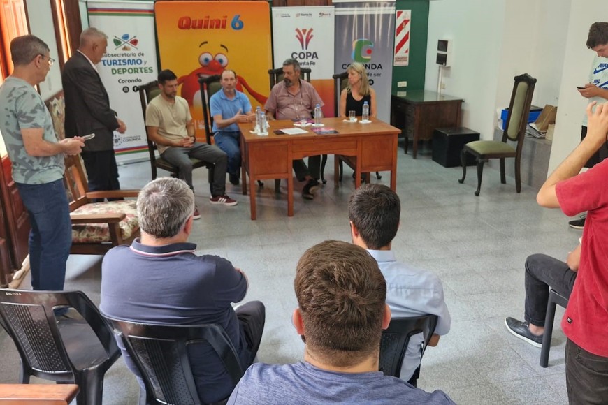 La competición de ciclismo también se presentó en Coronda