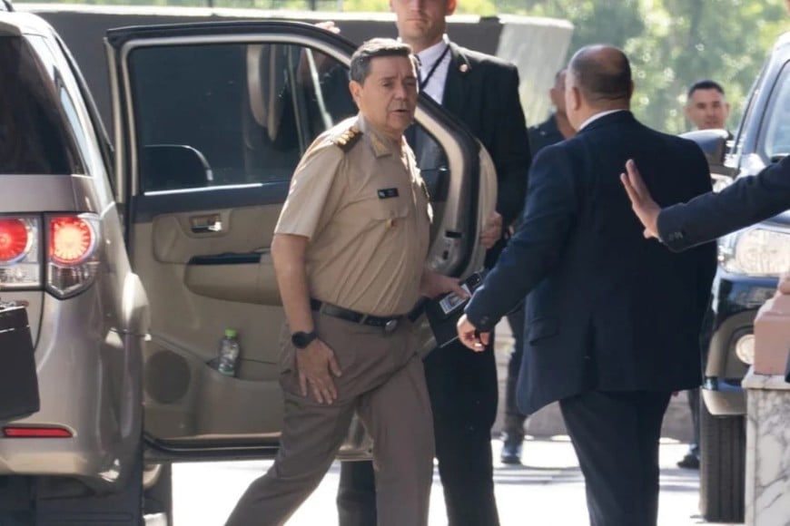 El ministro de Defensa, Carlos Presti