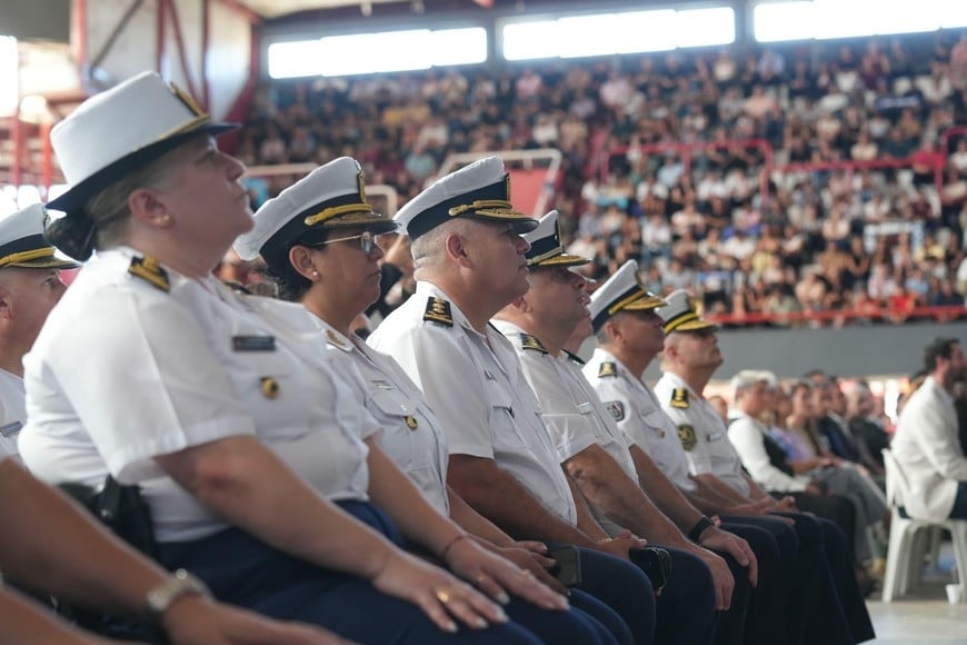 Jura de policías este viernes. Crédito: Gobierno de la provincia de Santa Fe