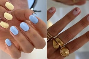 Tonos suaves y formas simples, protagonistas de la tendencia minimalista en manicura.