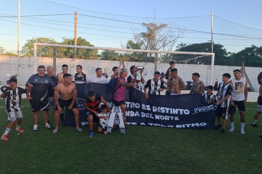 Santa Rosa festejos. Gentileza. Prensa Liga