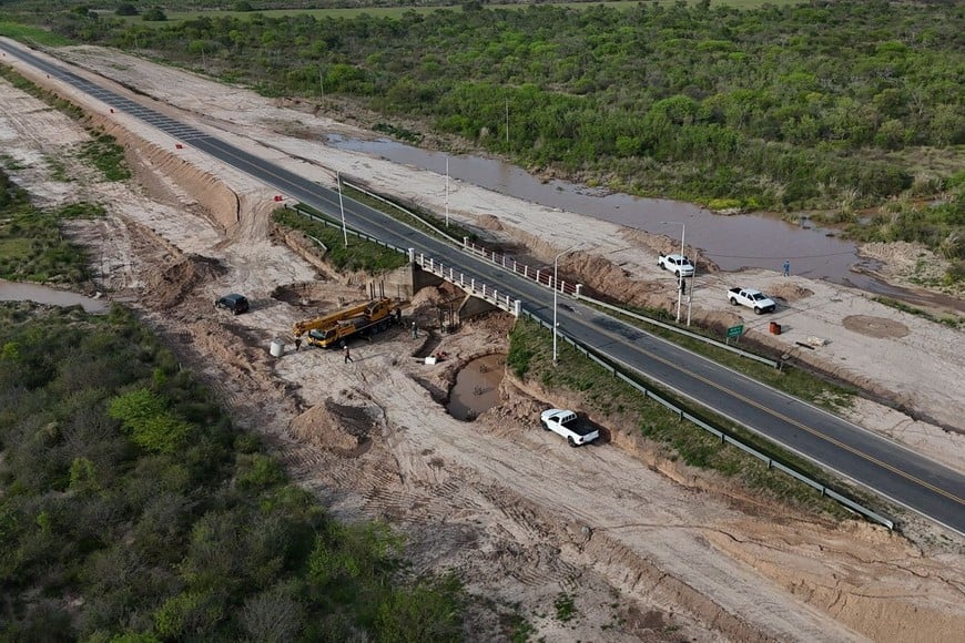 La obra de los puentes ubicados sobre los arroyos San Antonio, Capivara I y Capivara II; ya supera el 25% de ejecución