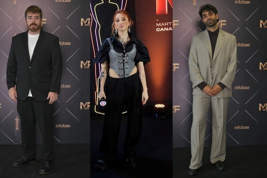 Migue Granados, Luli González y Eial Moldavsky. Crédito: Infobae.