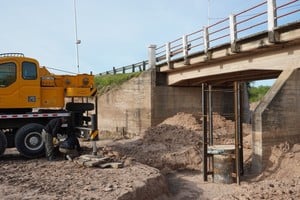 La obra de los puentes ubicados sobre los arroyos San Antonio, Capivara I y Capivara II; ya supera el 25% de ejecución