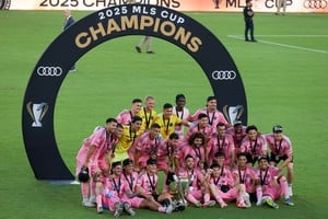 Inter Miami celebró la MLS Cup tras vencer 3-1 a Vancouver Whitecaps. Foto: Reuters