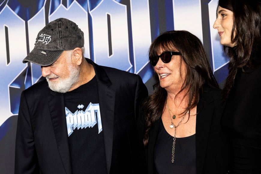 Rob Reiner, Michele Singer, and Romy Reiner attend the Los Angeles Premiere of ''Spinal Tap II: The End Continues'' at The Egyptian Theatre in Los Angeles, California, U.S., September 9, 2025. REUTERS/Aude Guerrucci
