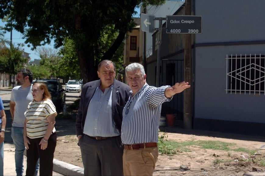 “Estamos para solucionar los problemas”, dijo el intendente Poletti.