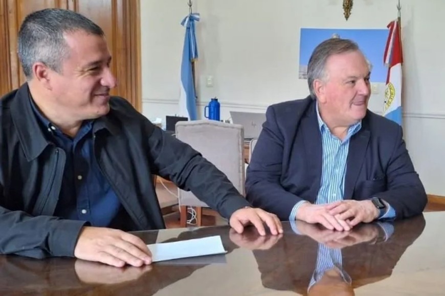 Diego Maciel junto a Felipe Michlig.