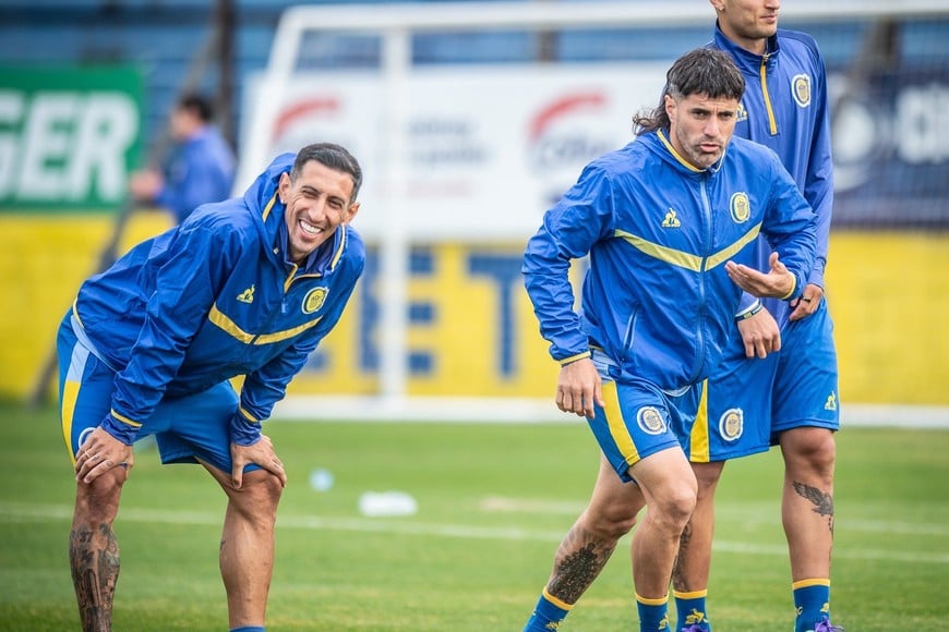 Las zurdas mágicas de Central: Di María y Malcorra.