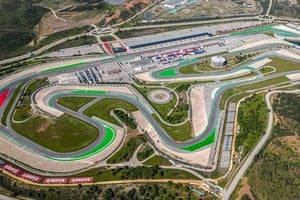 Autódromo Internacional do Algarve, Portimao, Portugal, desde el aire.