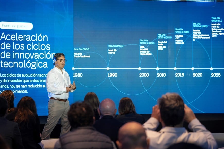 Gonzalo Hita, Director de Operaciones de Personal, este lunes durante la presentación. Crédito: Personal