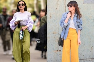 Con accesorios simples, se adapta tanto al día como a la noche.
