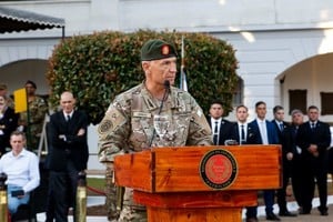 Oscar Santiago Zarich, el nuevo jefe del Ejército Argentino. Foto Camilo del Cerro