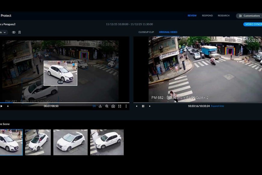 Parte del video de demostración. En tan sólo segundos detecta el pedido: Peugueot 208.