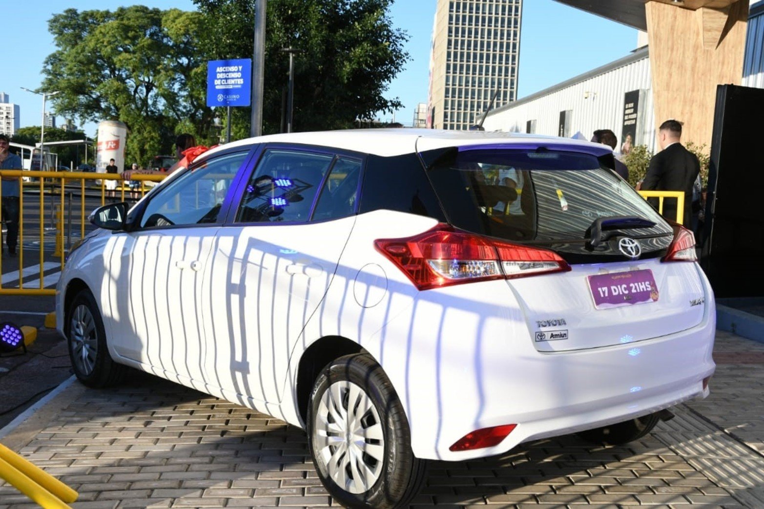 El auto 0km que en breve tendrá su dueño.