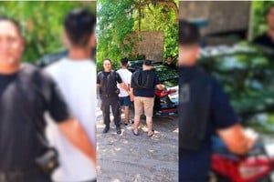 Ambos ocupantes del rodado quedaron detenidos. Foto: Gentileza