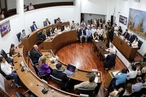 El recinto de Salta 2943, en su sesión extraordinaria. Crédito: Archivo