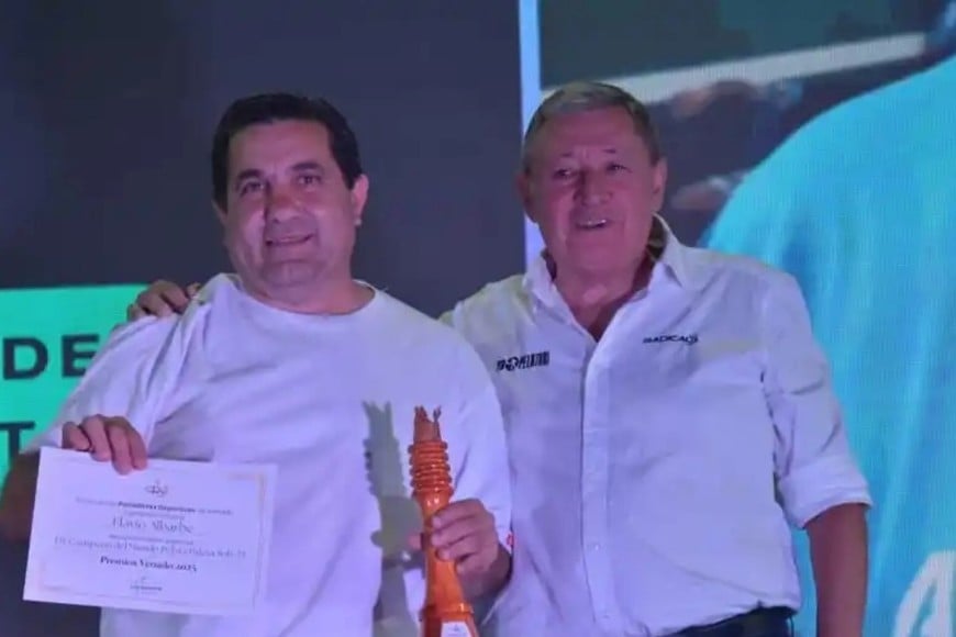 Flavio Albarbe, DT campeón del mundo de Pelota Paleta Sub23