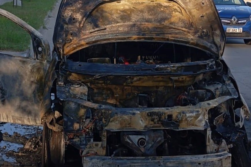 incendio automóvil ruta 1