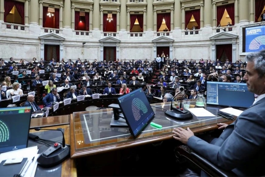 La Cámara de Diputados de la Nación. Crédito: Diputados