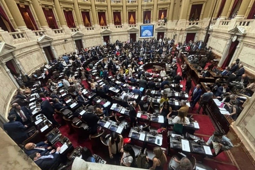 La Cámara de Diputados de la Nación. Crédito: Diputados