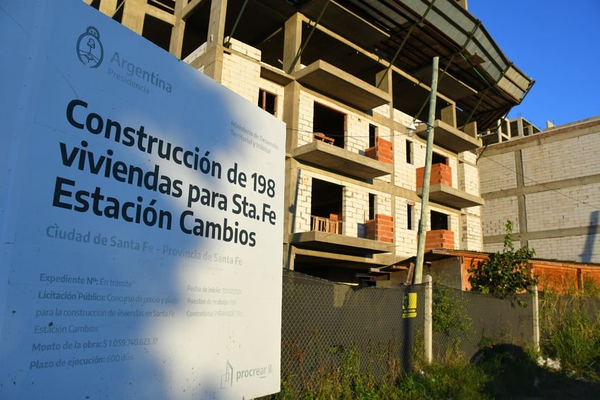 Las obras inconclusas en el Parque Federal. Crédito: Manuel Fabatía