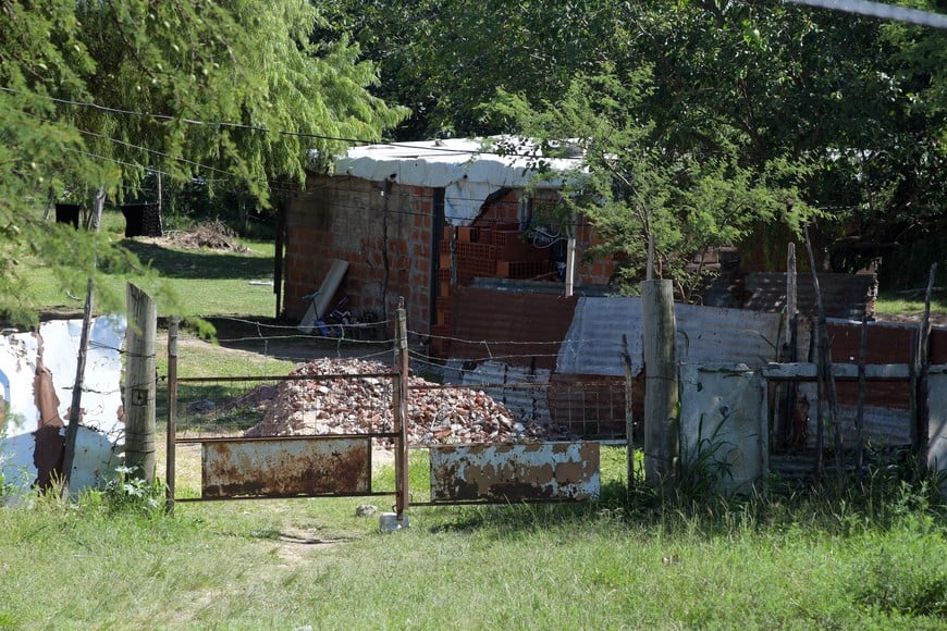 En obras. Una de las viviendas que está siendo ampliada. Guillermo Di Salvatore.