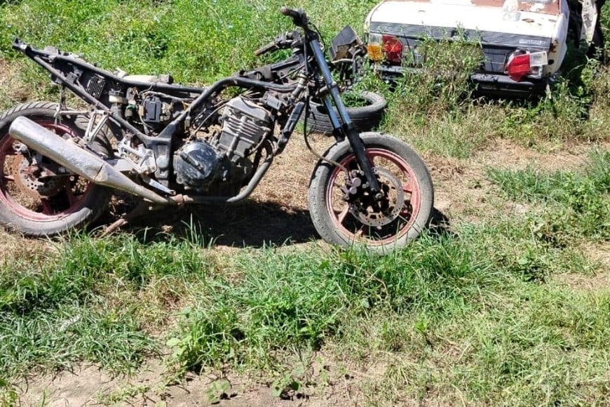 Allanamientos en chatarrerías y desarmaderos ilegales. Foto: Gentileza