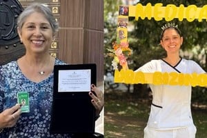 Carolina Bizinoto se recibió de médica y le dedicó el título a su madre asesinada