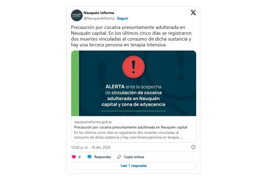 Alerta preventiva para la comunidad