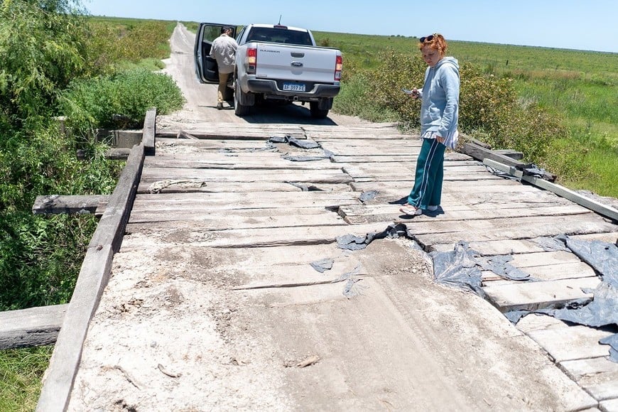 La Ruta 31, con menor cantidad de obras de arte, puente de madera y más afectada por los excesos hídricos de los Bajos.