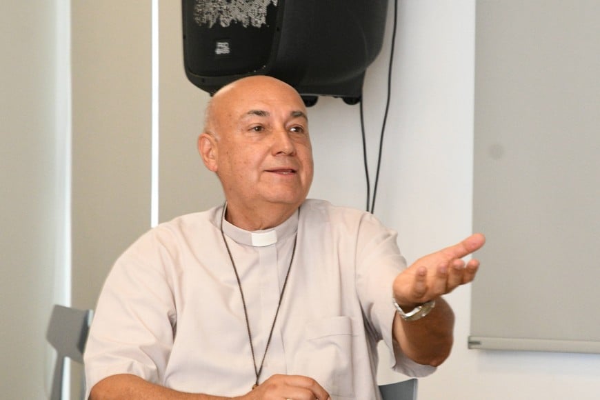 Monseñor Sergio Fenoy, arzobispo de Santa Fe. Foto: Manuel Fabatía