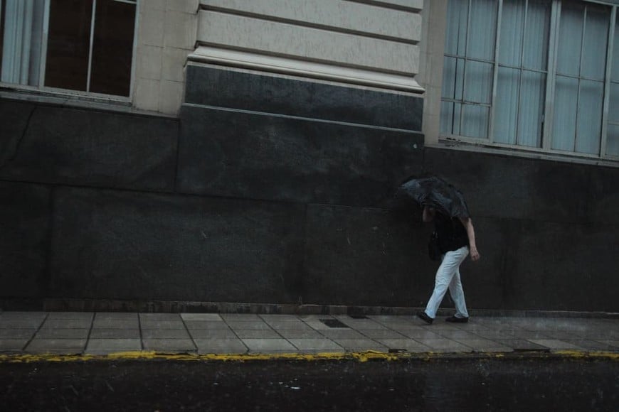 La lluvia de este sábado en Santa Fe.