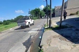 Barrio El Pozo, esquina de Jiménez de Assua y Alejandro Greca.