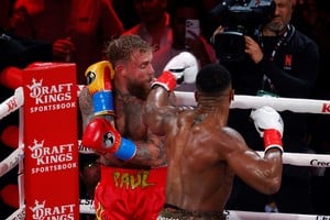 Boxing - Jake Paul v Anthony Joshua - Kaseya Center, Miami, Florida, U.S. - December 19, 2025
Anthony Joshua in action against Jake Paul REUTERS/Marco Bello