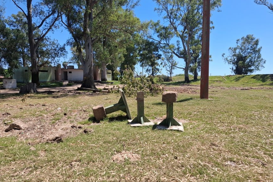 Parte de las tareas sobre la costanera sanjavierina.