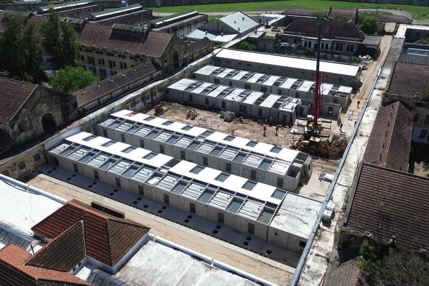 Avanza la obra de nuevos pabellones de aislamiento en la cárcel de Coronda.