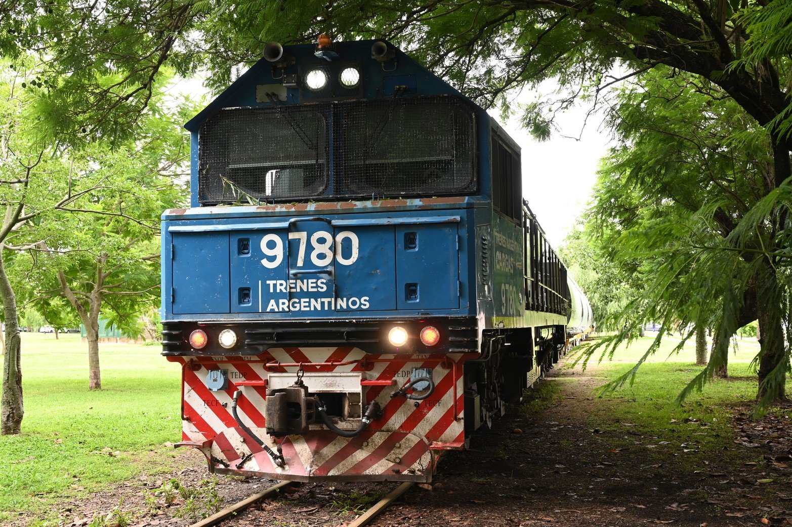 El accidente fue producto de la gran cantidad de agua caída que dejó inestable la tierra que sostiene los rieles, explicó el maquinista. No hubo que lamentar víctimas personas ni daños en viviendas cercanas.