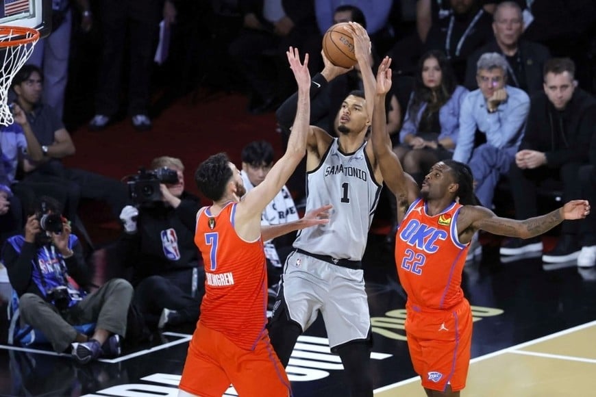 Wembanyama contra los Thunder es el atractivo del día