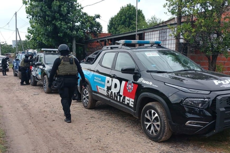 La irrupción estuvo a cargo de un equipo del Grupo de Operaciones Especiales. Foto: El Litoral
