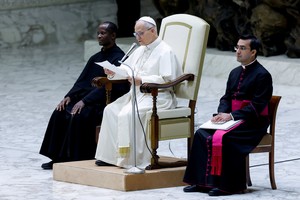 El Papa este lunes en El Vaticano. Reuters.