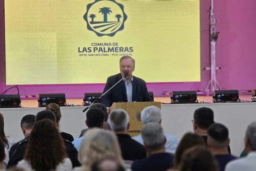 Michlig destacó el crecimiento de Las Palmeras y ratificó su acompañamiento permanente a la nueva gestión comunal