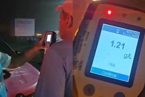 El conductor tenía 1,21 gramos del alcohol por litro de sangre.