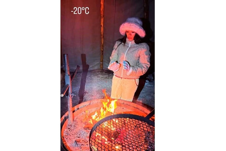 Mucho frío en las vacaciones de Becerra.